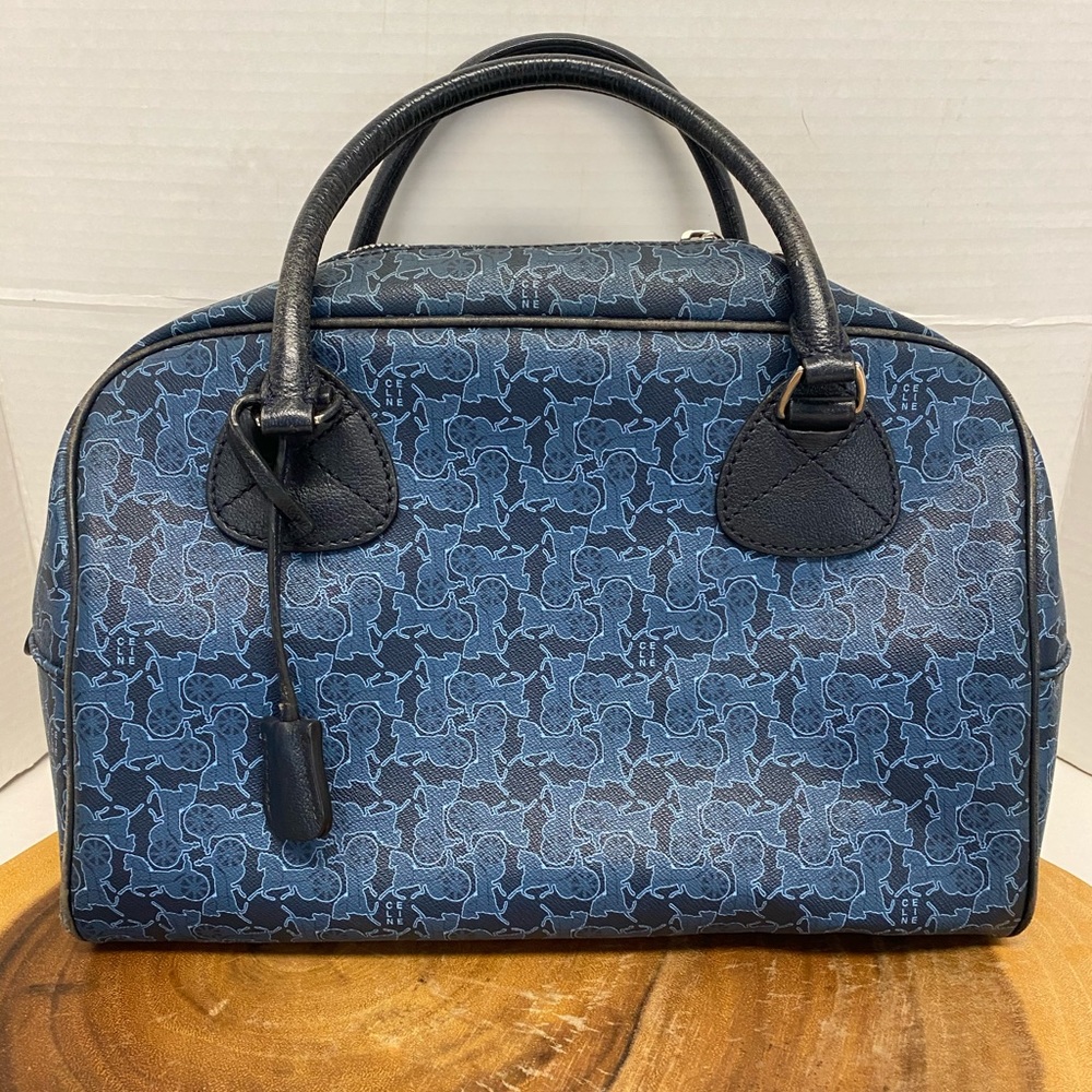 Rare! Celine Coated Canvas Speedy Dr Bag w/Lock 🔐